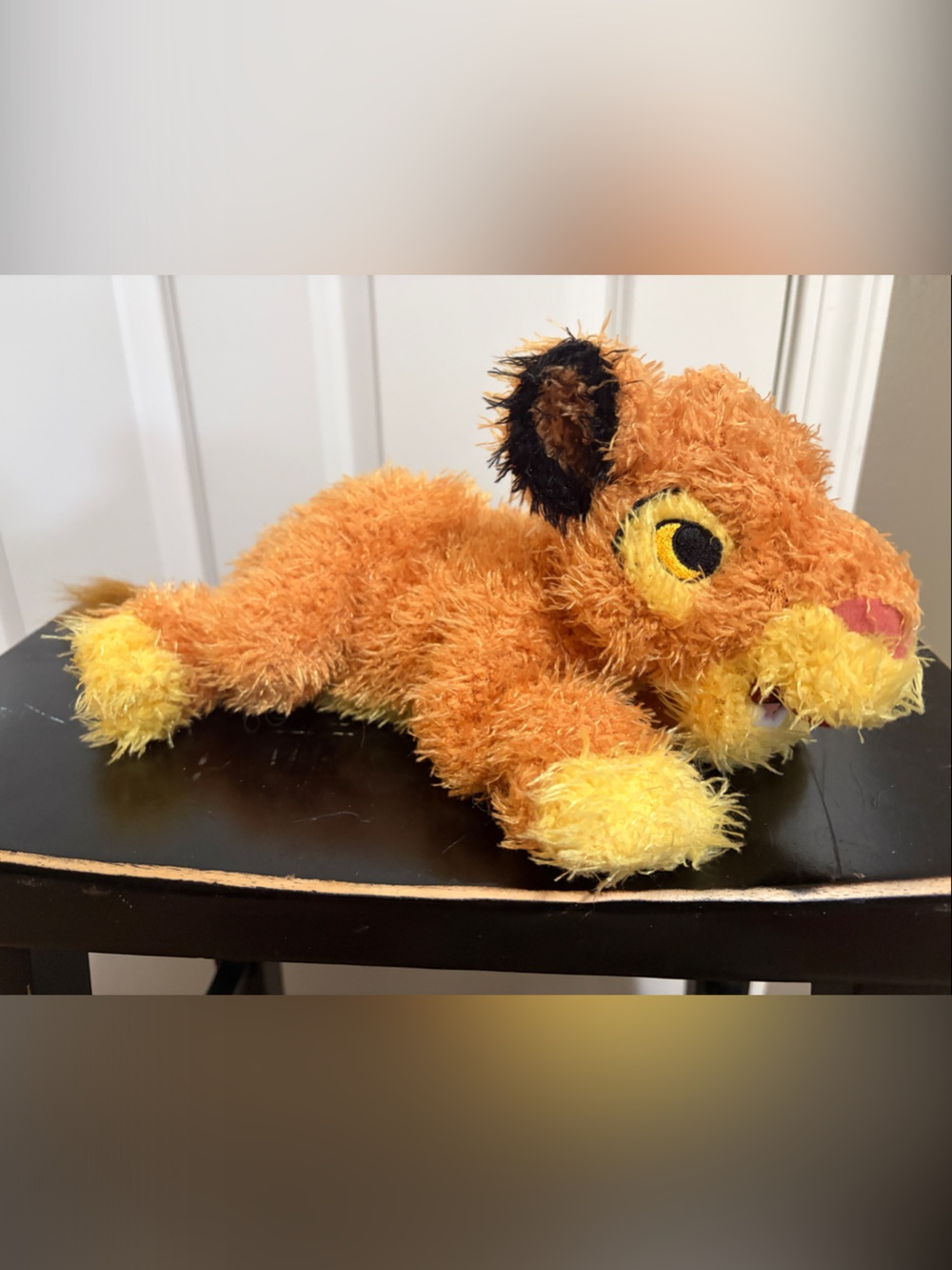 Disney Orange and Yellow Simba Plush Stuffed Animal